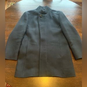 Men's Reiss Acres Woven Twill Jacket Size Small Dark Navy